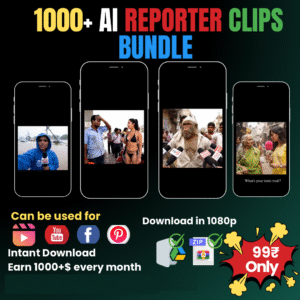 🔥NEW LAUNCH: 1000+ Ai Reporter Video bundle